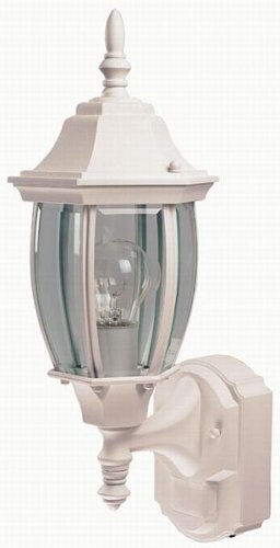 Childrens Toyshop  Electronics : Heath Zenith SL-4192-WH Six-Sided Die-Cast Aluminum Lantern, White with Beveled Glass
