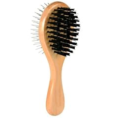 Hundeb�rste, Holz, rund, beidseitig, 6�17 cm