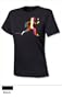 Champion Women's Runner Graphic T-Shirt F10 Black L