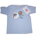 Miami Dolphins NFL Reebok Baby/Infant #1 Fan Blue T-Shirt