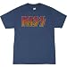 KISS Vintage Logo tee denim blue heather t-shirt