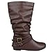 Journee Collection Womens Regular Sized and Wide-Calf Slouch Buckle Boot