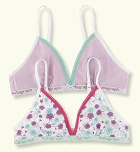 2 Pack - Older Girls' Autograph Cotton Rich Assorted Crop Tops