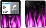Flaming Pink Design Protective Decal Skin Sticker for Apple iPod nano 3G (3rd Generation) 4GB/ 8GB Player