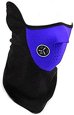 Skytechking Windproof Dust-proof Half Face Mask for Ski Cycling Motorcycle Blue