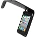 iGadgitz Black Genuine Leather Case Cover Holder for Apple iPhone 4 HD 16gb & 32gb + Screen Protector & Detachable Belt Clip  from iGadgitz