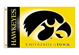 NCAA Iowa Hawkeyes 2-Sided 3-by-5 Foot Flag with Grommets