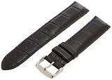 Hadley-Roma Men's MS2022RA-200 20-mm Black Genuine Alligator Leather Watch Strap