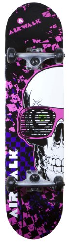 Airwalk Undone Skull Black Complete Skateboard