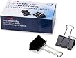 Officemate Large Binder Clips, 2 inch Wide, 1 inch Capacity, Box of 12 (99100)