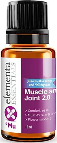 Muscle and Joint 2.0 - Essential Oil Blend 15ml (comparable to Young Living &amp; DoTerra Muscle Ease, Deep Blue Rub &amp; Ortho Ease) Now with Blue Tansy and Helichrysum
