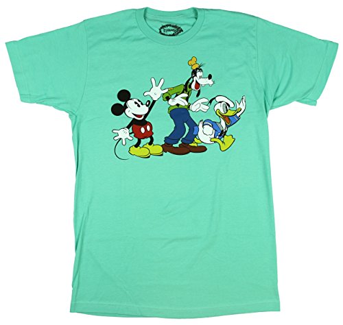 Disney Donald Duck Mickey Mouse Goofy Group Walk T-shirt