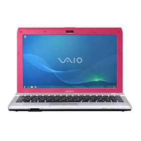 Sony Notebook VAIO VPCYB2M1E/P / AMD Dual-Core E-350 / 4GB / 29.4 cm (11.6"") / AMD Radeon HD 6310 / 320GB / Win 7 HP / pink / 1 Jahr Garantie