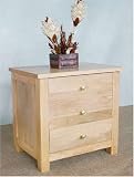 Aero 3 Drawer Side Table