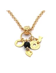 Long Gold Necklace for Love & Good Fortune