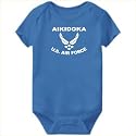 Baby Bodysuit Admiral Blue " Aikidoka - U.S. AIR FORCE " Sports 0 - 3 Months