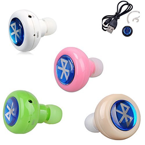 Imagen 3 de Haibei Mini inalambrico Stereo Bluetooth 3.0 en la oreja Auriculares manos libres audifonos bluetooth, Recargable (Desnudo)