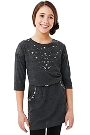 Limited 3/4 Sleeve Stud Tunic with Belt