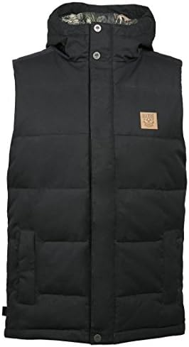 mazine Hiker Vest Winter Jacket Vest, Color:Black_2;Size:M