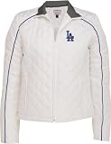 Los Angeles Dodgers -Women's- White Quilted Jacket