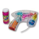 Transparent LED Bubble Gun - 1 piece [Toy]