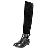 Lucky Women's Zosha Harness Boot, Black, 8 M US