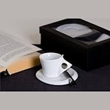 from DESIGN DELIGHTS ESPRESSO PLACE SETTING SET of 2 STYLE with gift box cups dishes italian coffee
