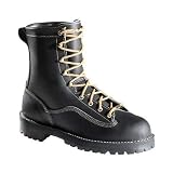 Danner 11500 Super Rain Forest Plain Toe Work Boot Black