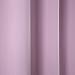 Deconovo Blackout Curtain Panel – Solid Grommet Top, Thermal Insulated & Energy‑Saving, Machine‑Washable Room Darkening Window Treatment for Bedroom & Living Room, 1 Panel, Lavender, 42W x 63L