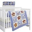 Lambs & Ivy Champ Snoopy 4 Piece Crib Bedding Set