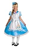 Girls Deluxe Alice In Wonderland Deluxe Costume - Child Small