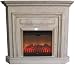Eton 46 White Oak Electric Fireplace Corner Mantel & 23