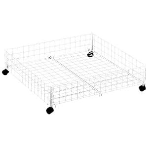 Whitmor 6023-304-SW Rolling Underbed Cart, White by Whitmor Mfg. Corp.