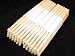 DRUM STICKS NYLON TIP - PRO-5A - 24 PAIR (48 pc)- MAPLE