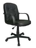 from Eliza Tinsley Eliza Tinsley 2014MB/LBK Medium Back Leather Faced Armchair -  Black Model 2014MB/LBK