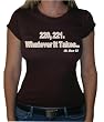One Liners MR MOM "220, 221. WHATEVER IT TAKES..." Juniors Movie Line Sheer T-Shirt