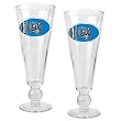 Orlando Magic 2pc Pilsner Glass Set with Basketball on stem - Oval Logo NBA Basketball