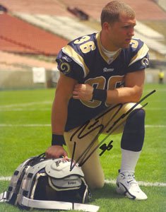 Brian Leonard Signed St. Louis Rams 8x10 Photo