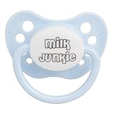LITTLE MICO PACIFIER リトルミコ おしゃぶり MILK JUNKIE Sサイズ ブルー