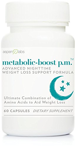 Metabolic-Boost PM by Aspen Labs - Lose Weight While You Sleep With the BEST Clinically Proven Blend of Amino Acids | Especially For Women Over 40 | All Natural Nighttime Maximum Weight Loss Supplement | Stimulant Free