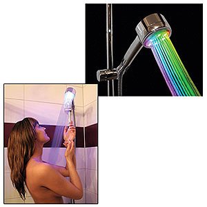 Color Changing Rainbow Shower Head