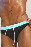 Review   / Rufskin NANDO Swimsuit for Men - Black/Turquoise