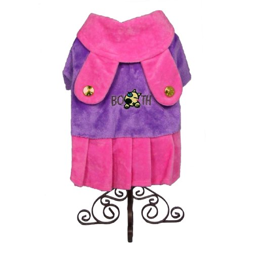 Dog and Cat Very Cute High Quality Purple/Pink DRESS – Small – Purple/Pink – Mommy, this is so soft and comfortable. Don’t I look Adorable? – Only 1 Left