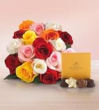 12 Roses Plus 6 FREE Plus FREE Godiva