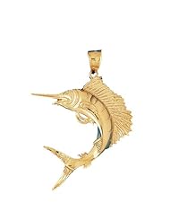 CleverEves 14K Gold Pendant Sailfish 12.8 - Gram(s)