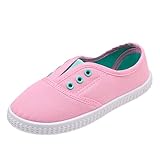 (コ-ランド) Co-land 子供靴 キッズスニーカー 男の子 女の子 キャンバスシューズ スリッポン ベビー ジュニア 純色 男女児 スポーツ靴 通学通園 カジュアル ピンク 15.5cm