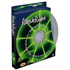 Click here to buy LARGE FLASHLIGHT 185 GRAM FLYING DISC (Green) by Nite Ize, Inc by Nite-ize.