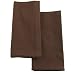 Chocolate Brown Oversized Cloth Dinner Napkins Set of 12