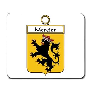 Amazon.com : Mercier Family Crest Coat of Arms Mouse Pad : Office Products