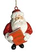 "Santa Claus Is Comin' To Town" Santa Christmas Ornament